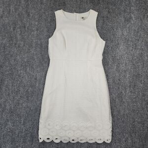 KUT From The Kloth Dress Womens 2 White Lace Crochet Sleeveless Coastal Chic